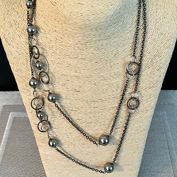 MARJORIE 1890 PRE-LOVED AUTHENTIC CLASSIC 8mm TAHITIAN FAUX PEARL NECKLACE SET - Picture 16 of 16